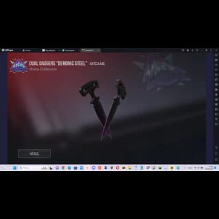 Dual Daggers Demonic Steel