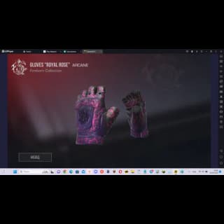 Gloves Royal Rose