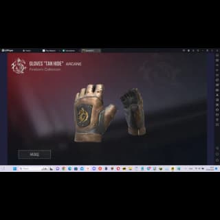 Gloves Tan Hide