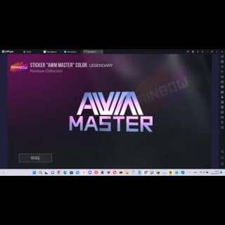 Sticker AWM Master Color