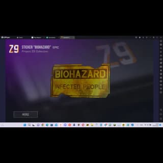 Sticker Biohazard