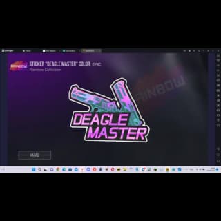 Sticker Deagle Master Color