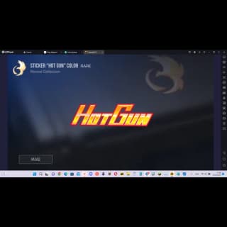 Sticker Hot Gun Color