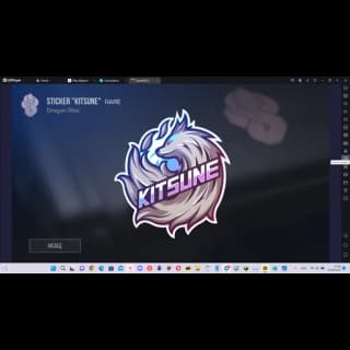Sticker Kitsune
