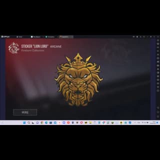 Sticker Lion Lord