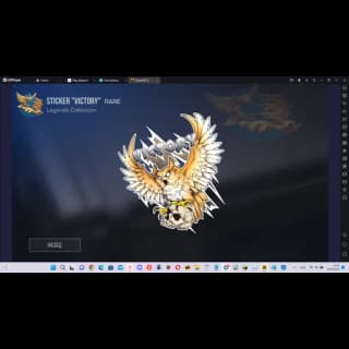 Sticker Victory