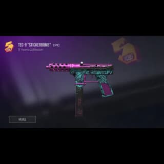 TEC-9 Stickerbomb