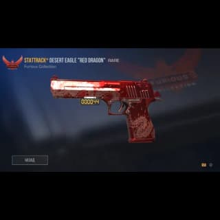 StatTrack Desert Eagle Red Dragon