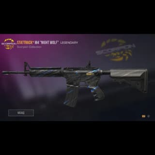 StatTrack M4 Night Wolf